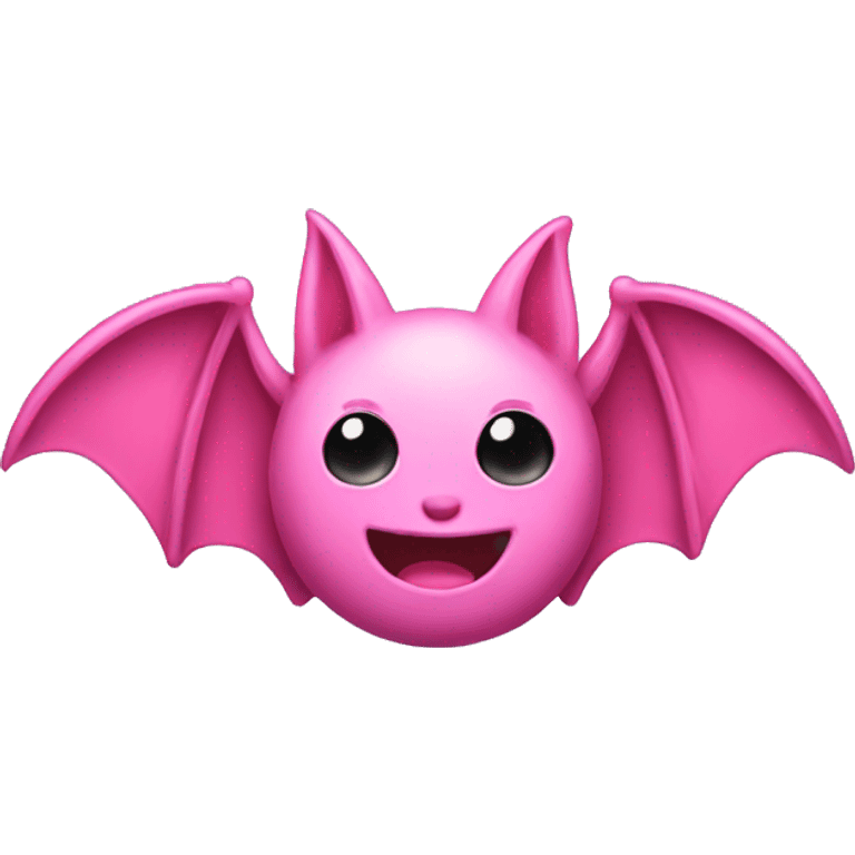 Pink bat  emoji