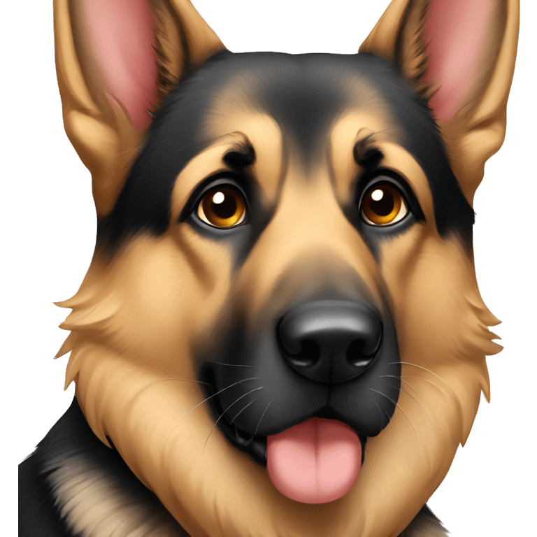 German Shepard very sad emoji