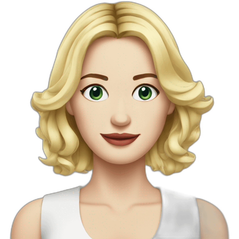 blonde Emily blunt emoji