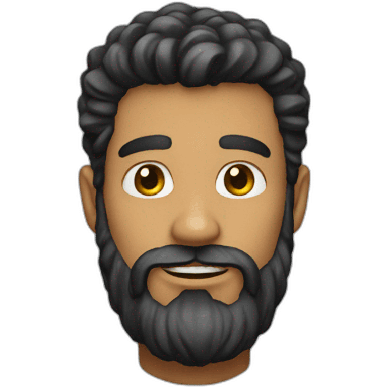 Add a small beard to this emoji