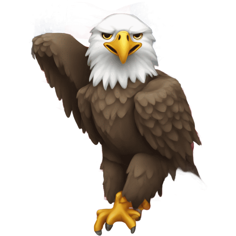 eagle with usa flag emoji