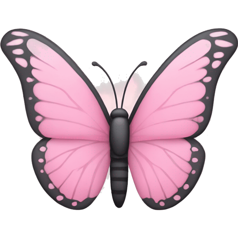 butterfly with baby pink wings emoji