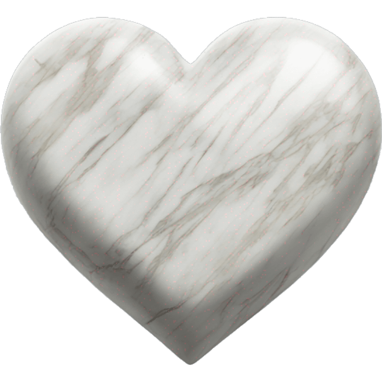 Marble heart emoji