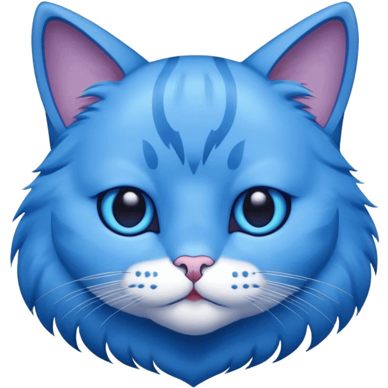 blue cat
 emoji