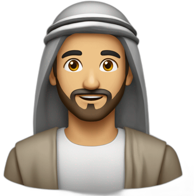 Une arabe avec une claquette emoji