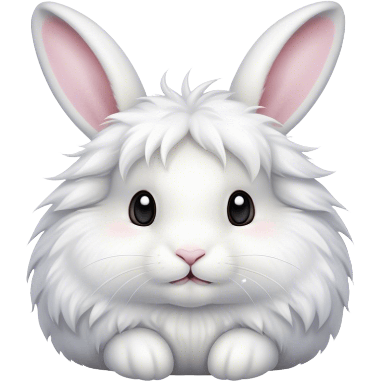 Fat bunny white emoji