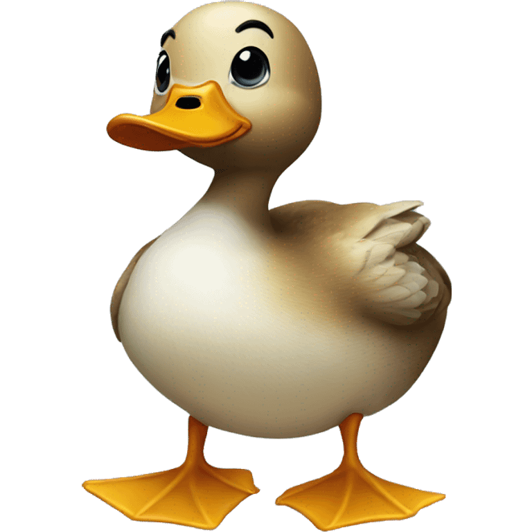 duck saying i love you  emoji