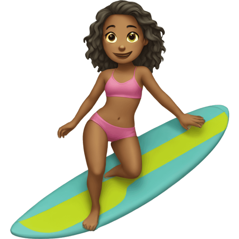 girl surfering emoji