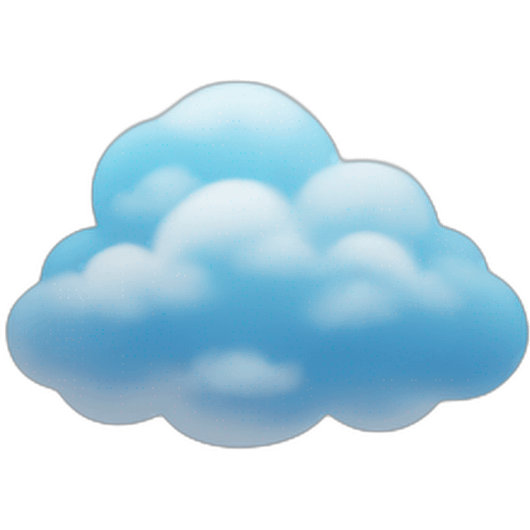 Cloud emoji