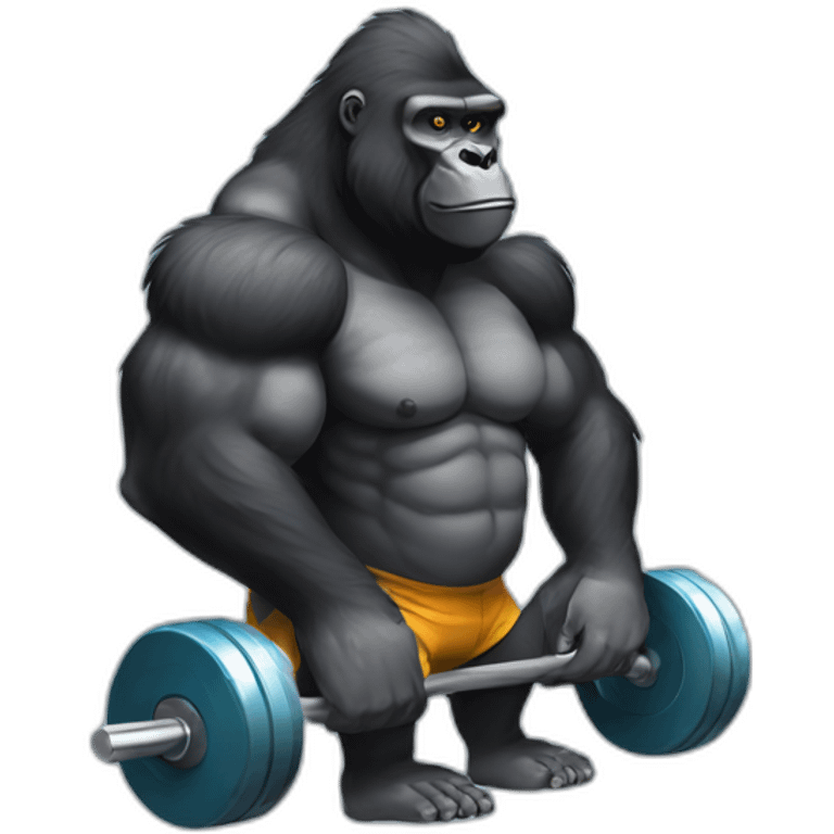 GYM-lover-GORILLA emoji