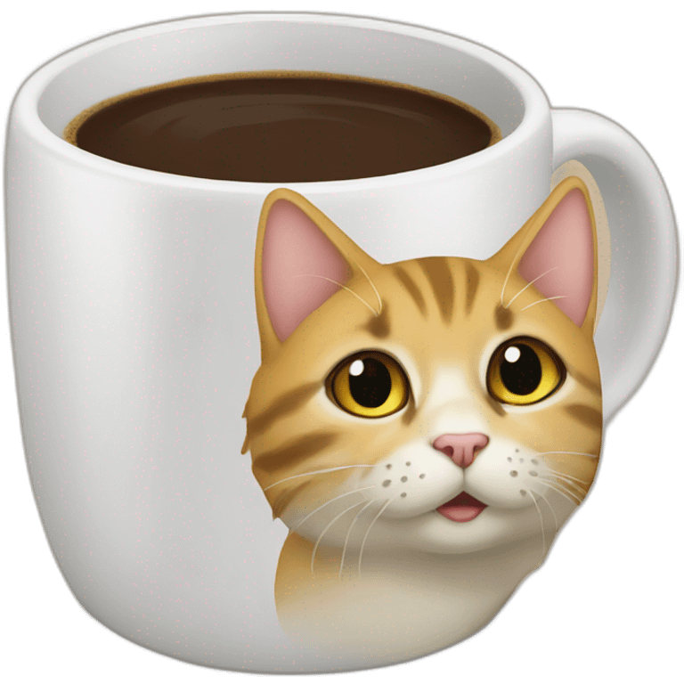 猫 コーヒー サプライズ emoji