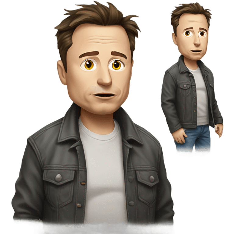 Broke Elon musk emoji