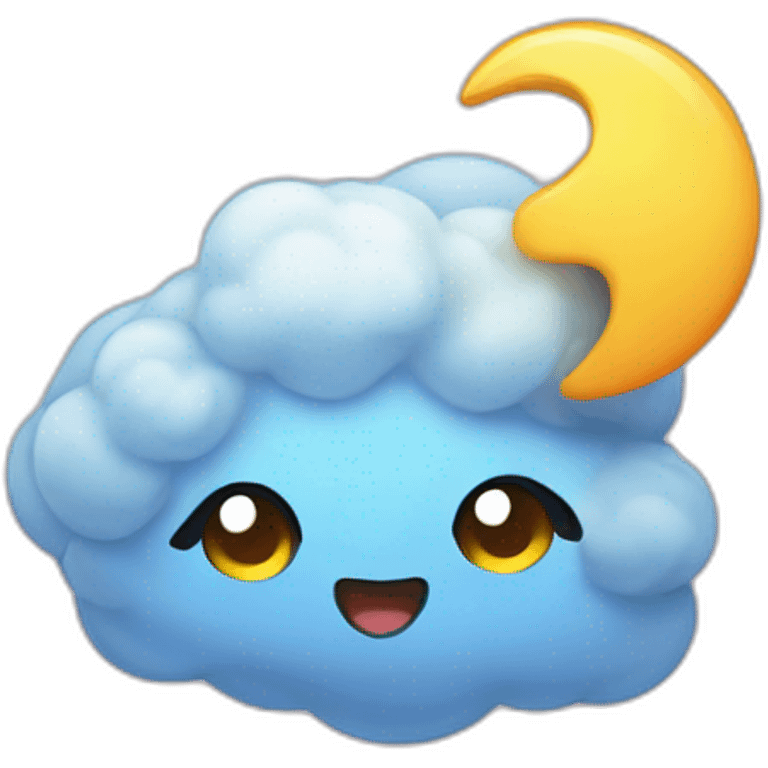 Kawaii storm  emoji