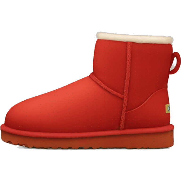 Red Ugg  emoji