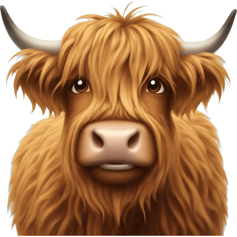 highland cow emoji