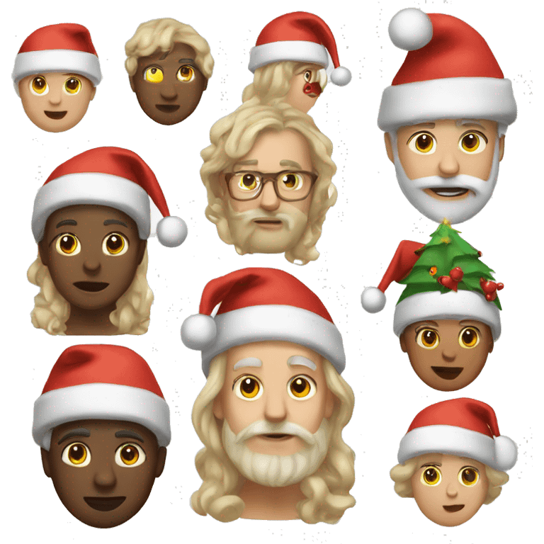 aestetic christmas emoji