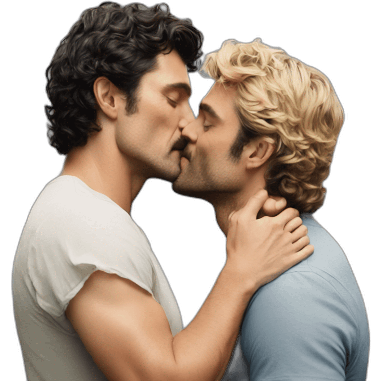 Pedro pascal kissing oscar isaac emoji