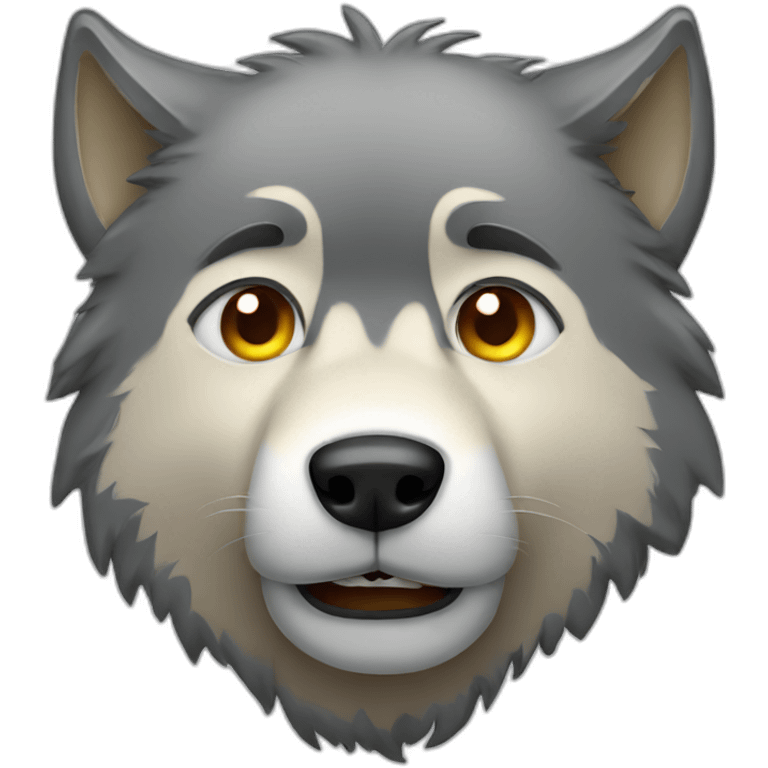 face wolf crying emoji