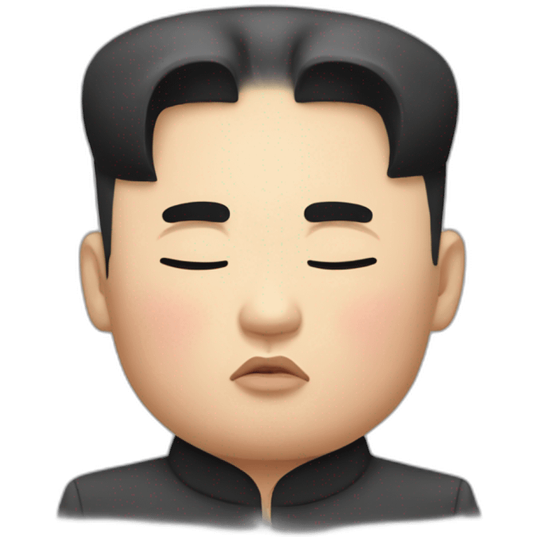 Kim Jong un sleep emoji