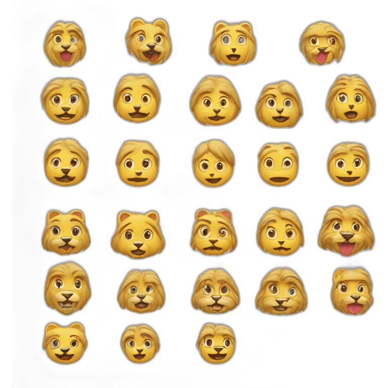 Кот рисует абстрактную картину emoji