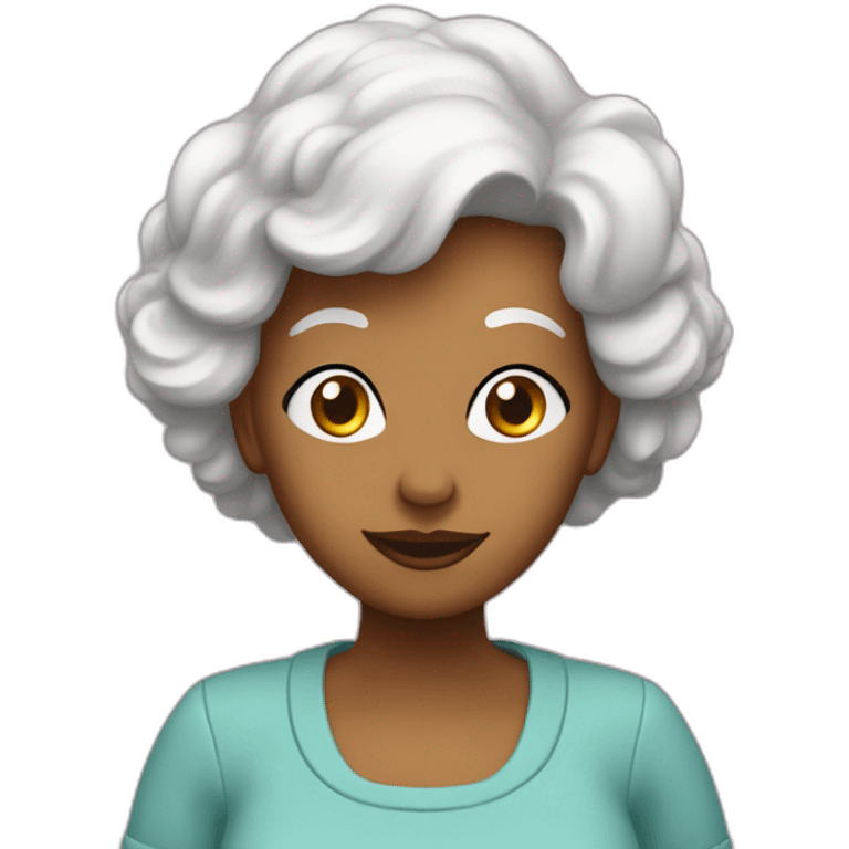 Mamie qui joue emoji