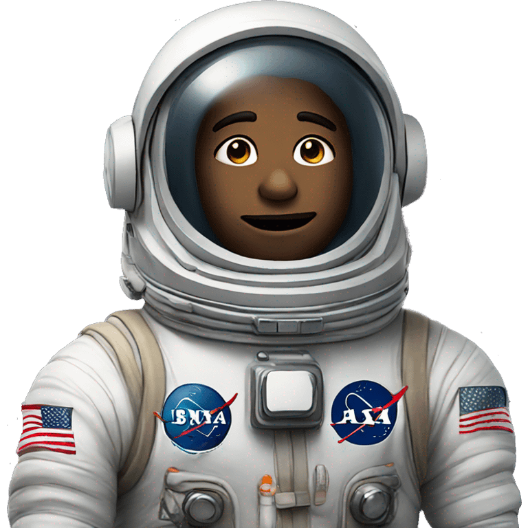 Astronaut in a galaxy  emoji