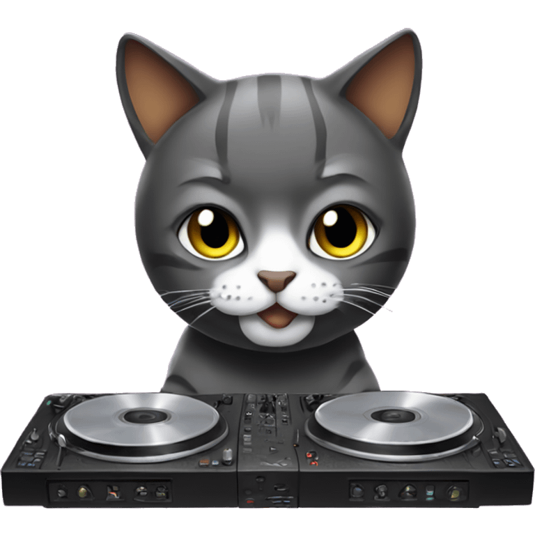 Dj cat emoji