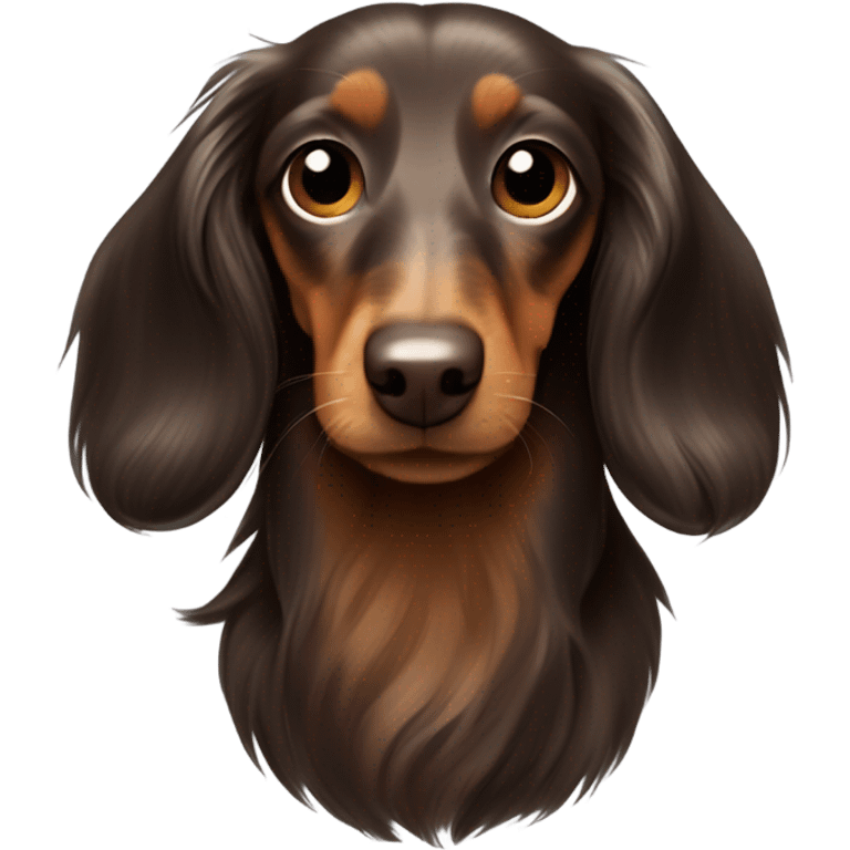 Mini Longhair Dachshund  emoji