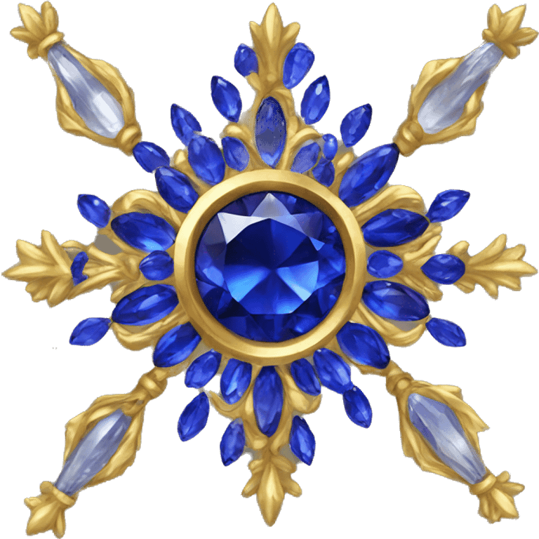 curonne avec plusieurs sapphire emoji