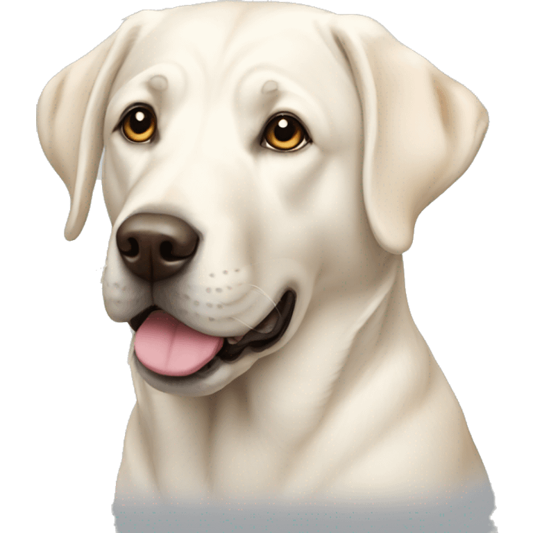 White labrador emoji