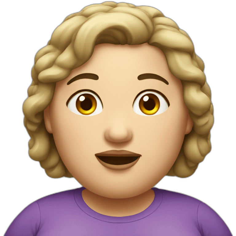 fat-woman emoji