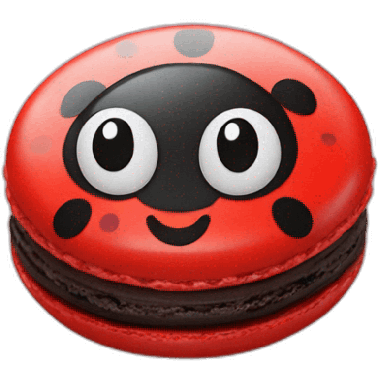 ladybug macaron emoji