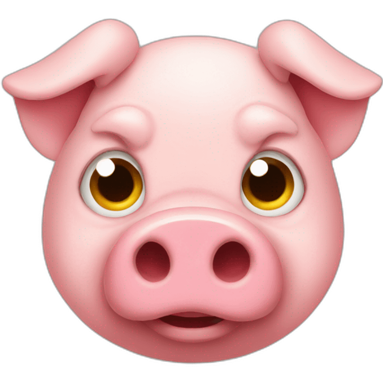 angry pig emoji