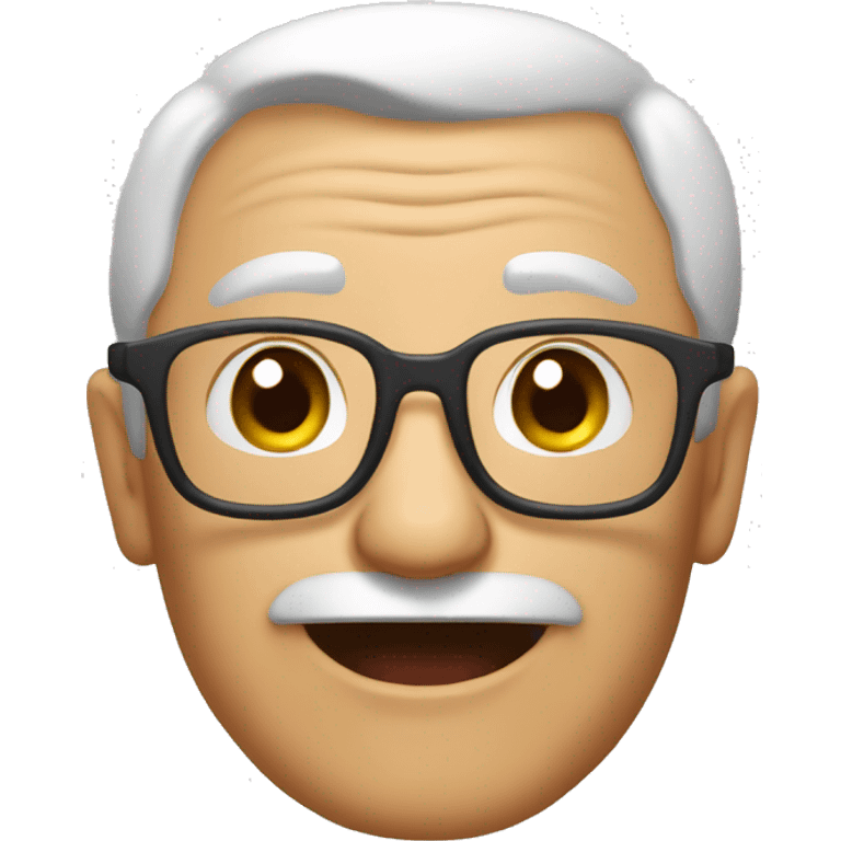 grandpa laugjing emoji