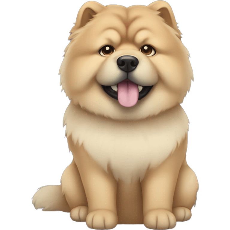 Chowchow blue tong emoji