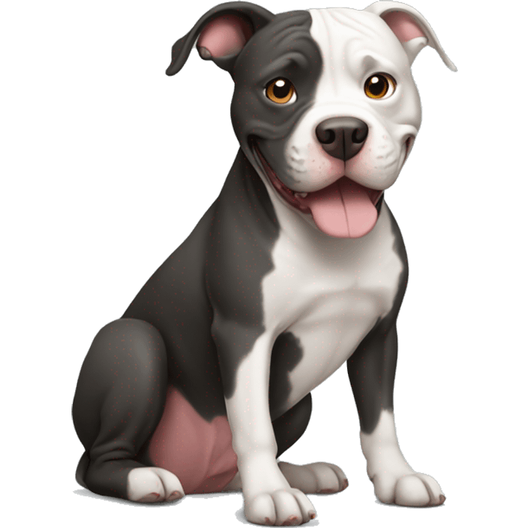 Pitbull dog emoji