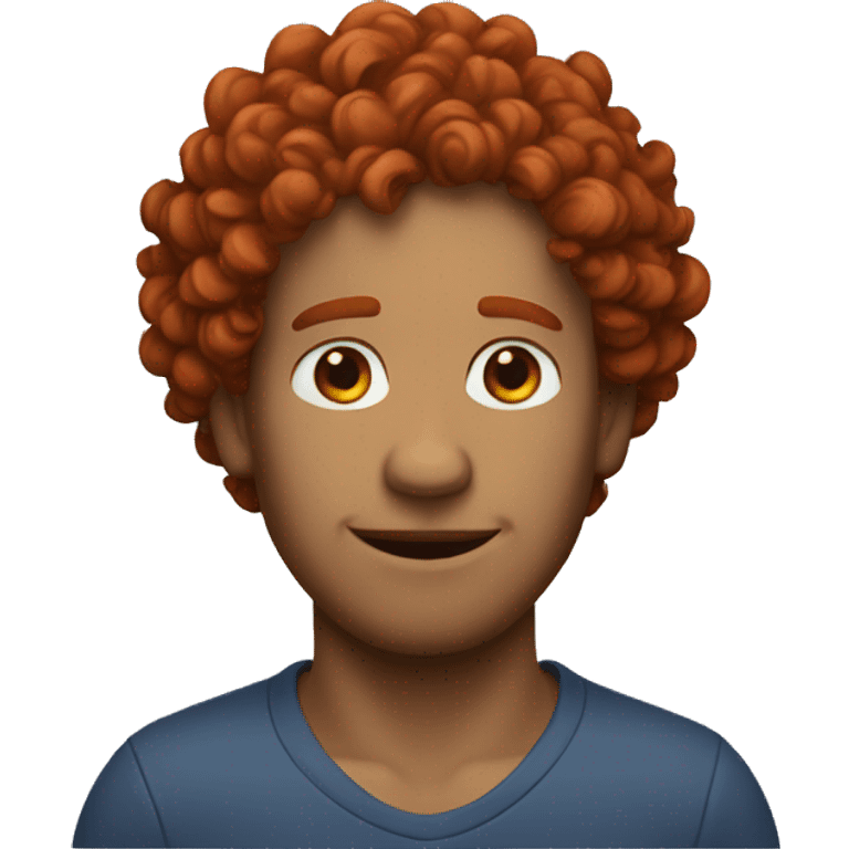 red curly man  emoji