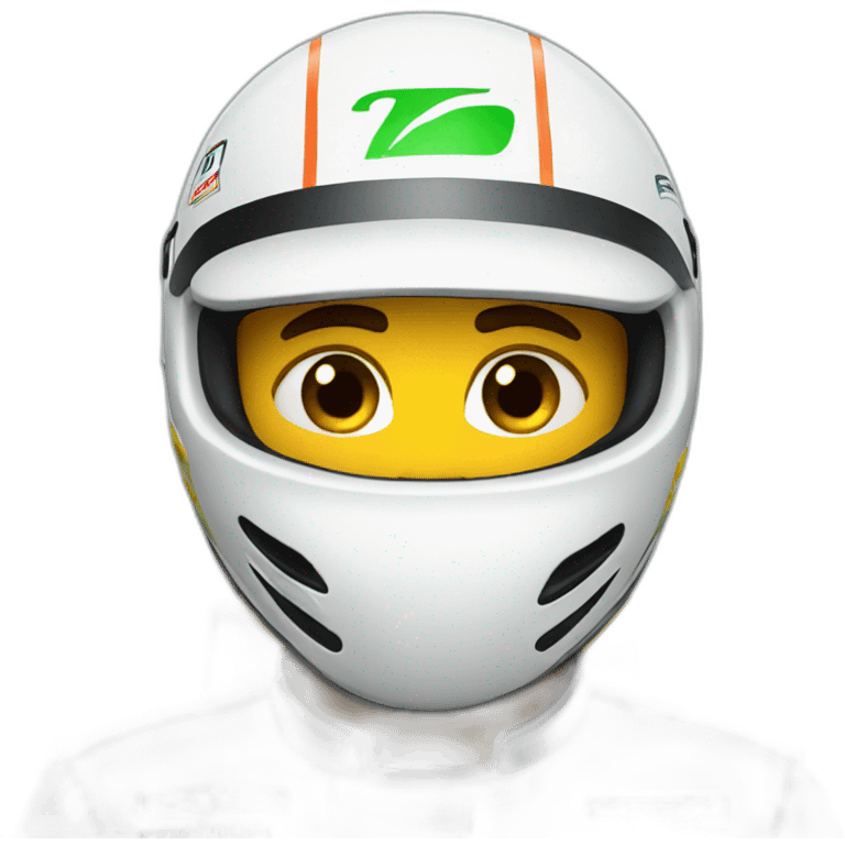 Formula 1 racing emoji