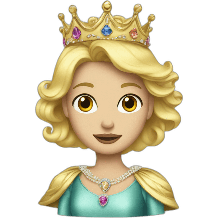 Donald trump as a princess emoji