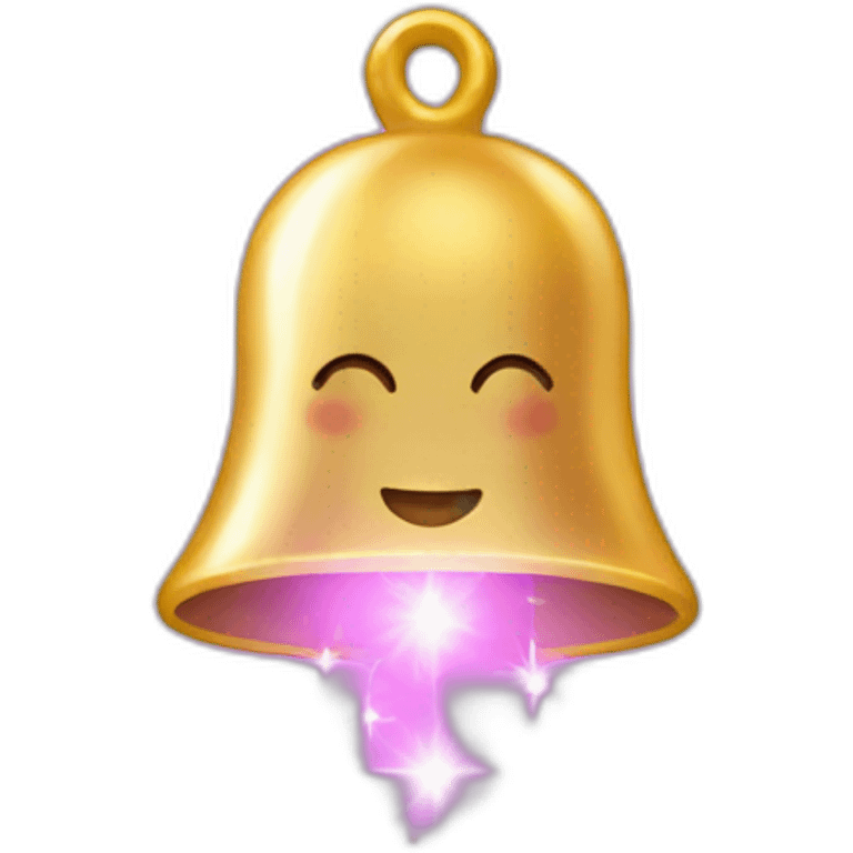 Twinkle bell emoji