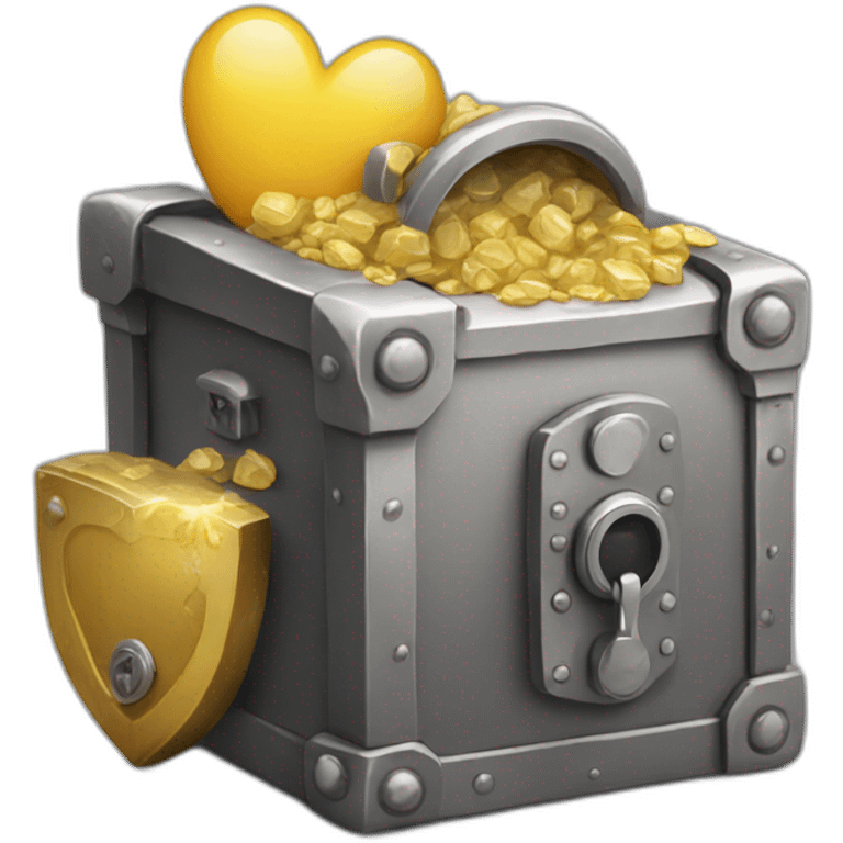 safe full of precious things emoji