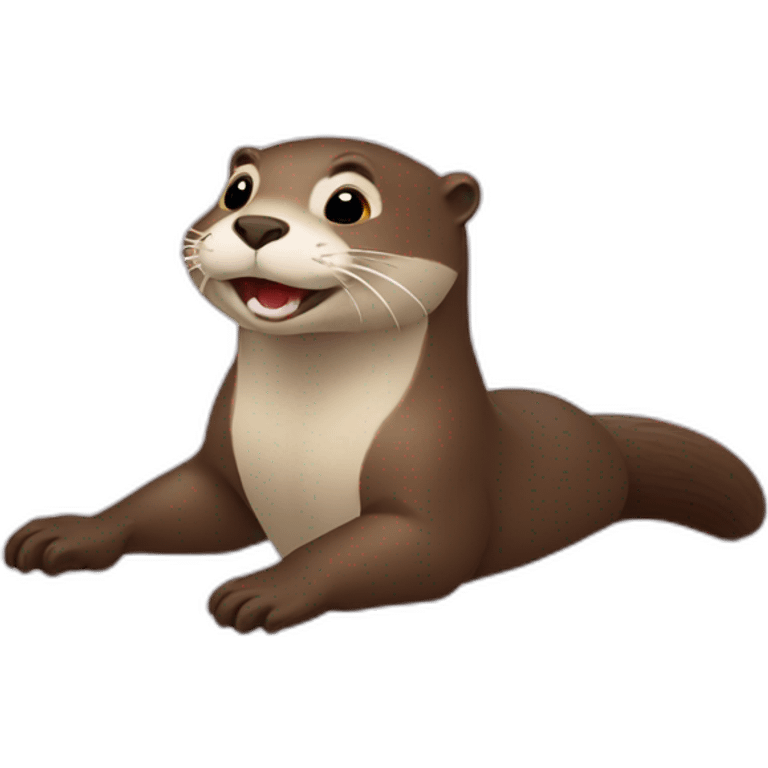 otter supporting FC sion emoji