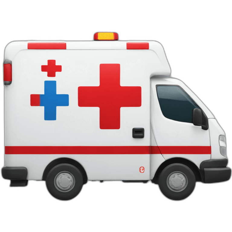 ambulance spanish red cross emoji