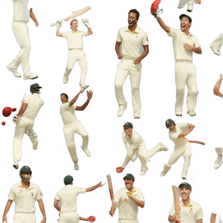 Cricketer emoji