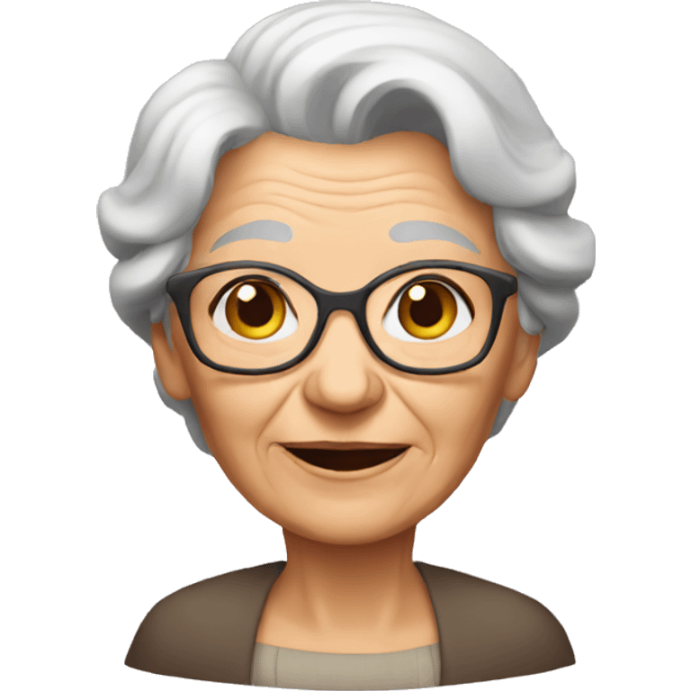 old woman emoji