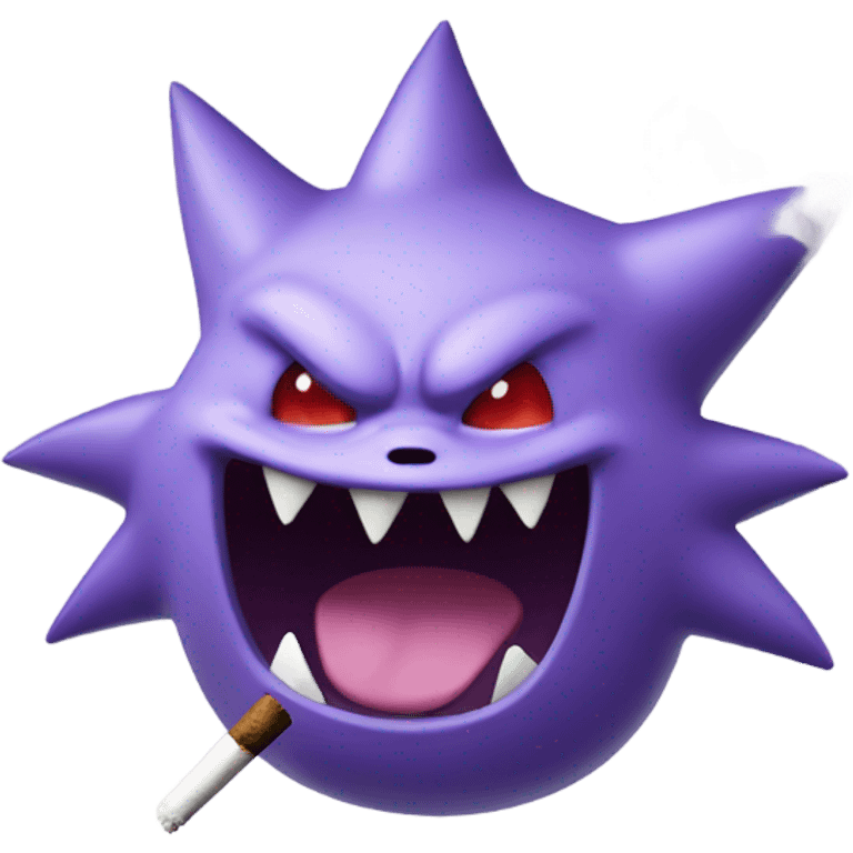 Gengar smoking ganja emoji