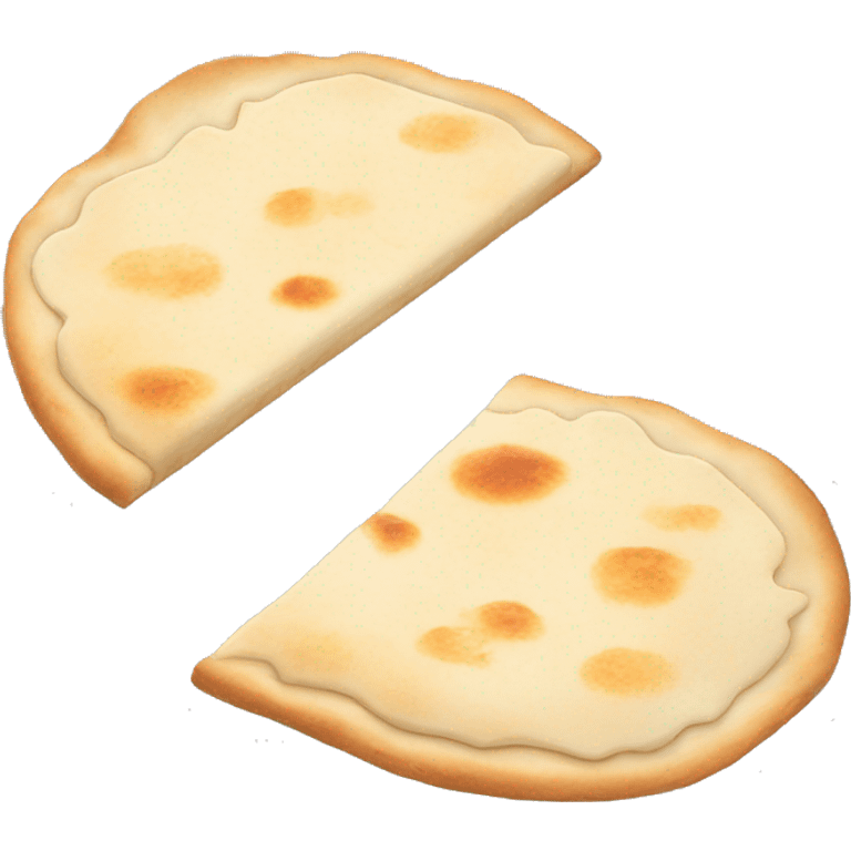 White Indian Flat Bread  emoji