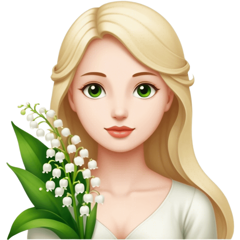 Lilly of the vallies emoji