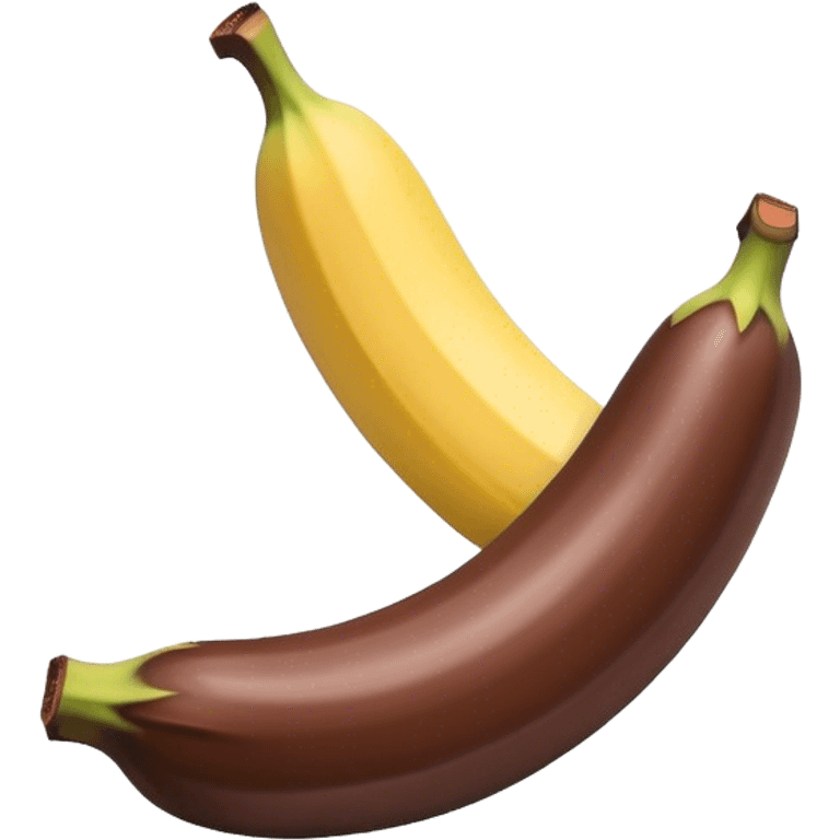 Chocolate banana emoji