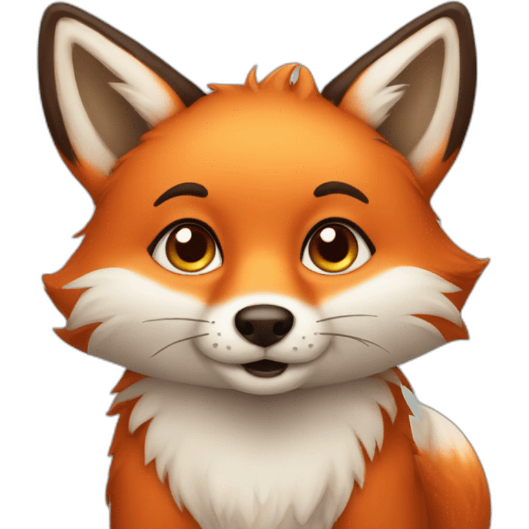 cute fox emoji